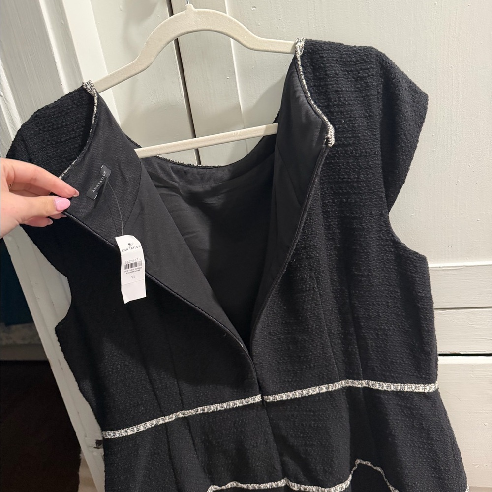 Ann Taylor Black Midi Dress *NWT* - Picture 11 of 11